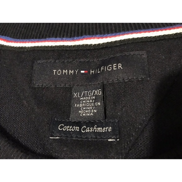 Vintage Tommy Hilfiger Cotton Cashmere sweater XL sportsman pwing Bear Golf Rlx - Picture 3 of 6